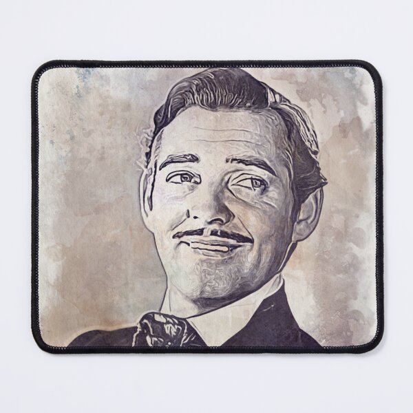 Item preview, Clark Gable Art - watercolor vintage - D9 designed and sold by DecoVintage.