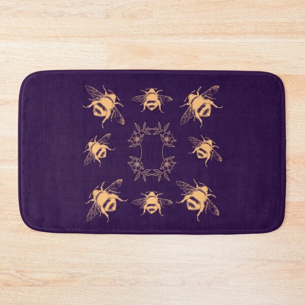 Item preview, Bumblebee Pattern- Victorian Illustration -Yellow designed and sold by tinytiger77.