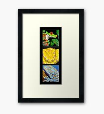 Reptile Triple Framed Print