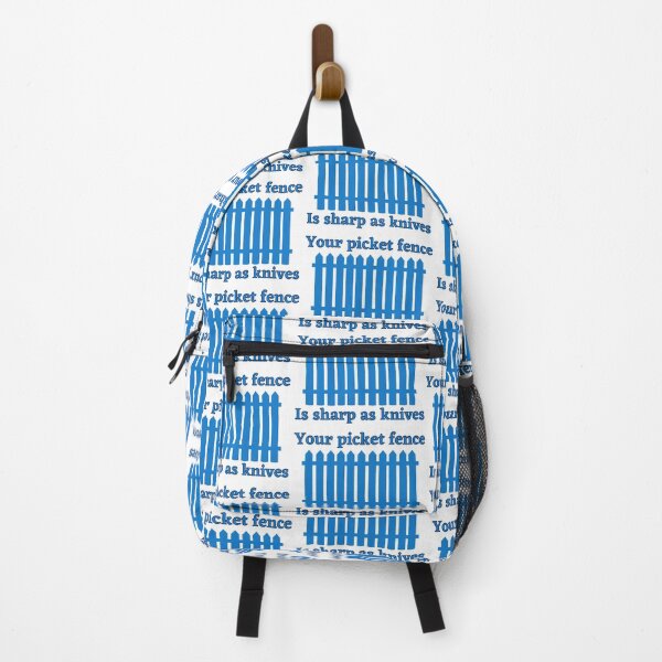 Item preview, Your picket fence is sharp as knives; Blue designed and sold by katiebca2.