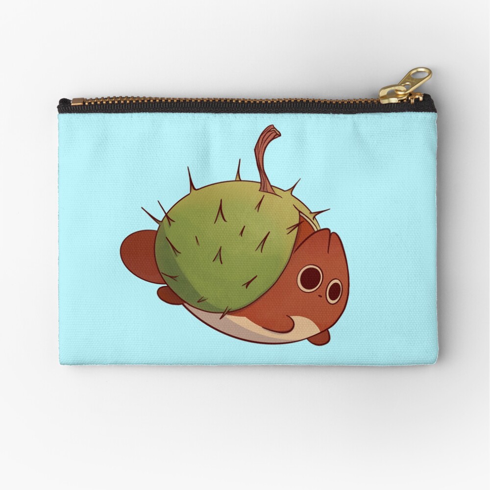 Chestnut cute anime cat Zipper Pouch