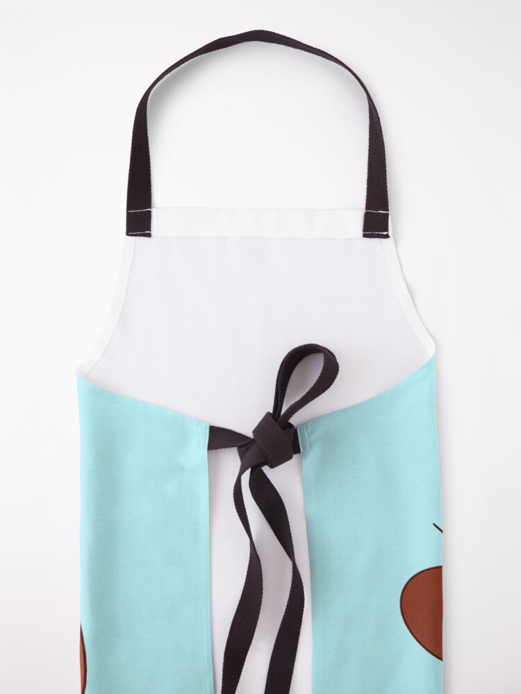 Alternate view of Chestnut cute anime cat Apron