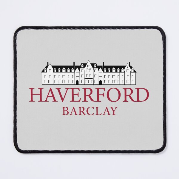 Item preview, Haverford College, Barclay Hall (Red Text) designed and sold by hatsharpener.