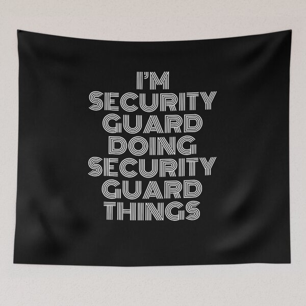 Item preview, I'm Security guard Doing Security guard Things Retro Vintage designed and sold by SVPOD.