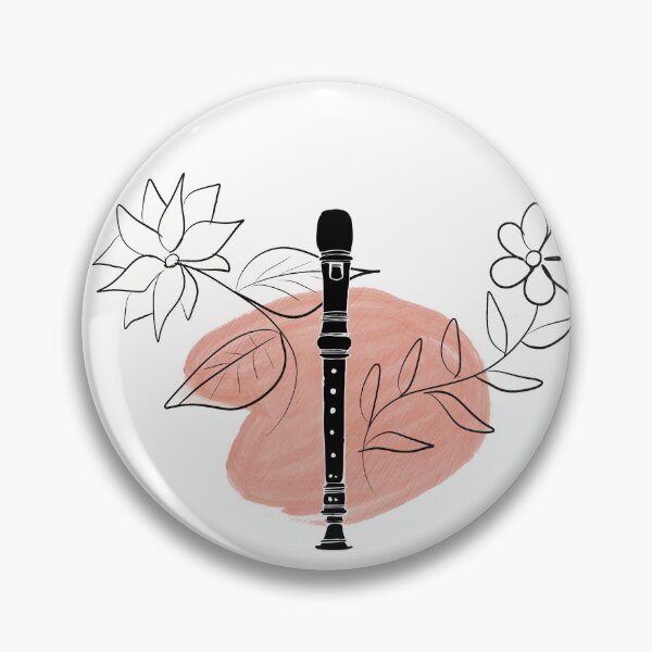 Item preview, Recorder with Flowers designed and sold by piesdesignart.