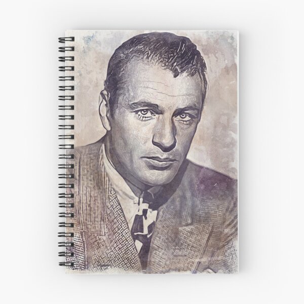 Item preview, Gary Cooper Art - watercolor vintage - D11 designed and sold by DecoVintage.