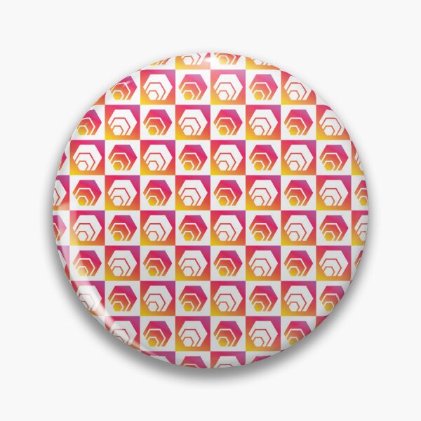 Item preview, Checkered Hex Crypto Logo (Version 1 on White) designed and sold by OnlyHexFans.