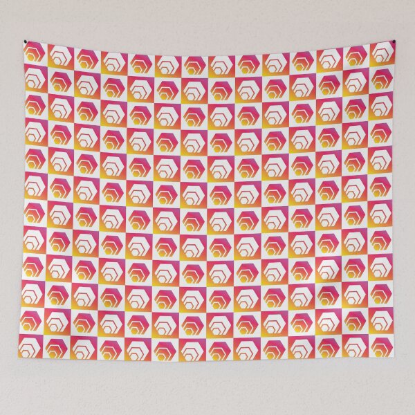 Item preview, Checkered Hex Crypto Logo (Version 1 on White) designed and sold by OnlyHexFans.