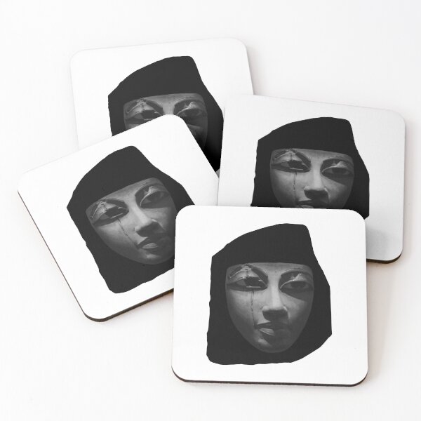 Item preview, Ancient Egyptian Wooden Coffin Face In Rosetta Stone Shape designed and sold by emhoteb.
