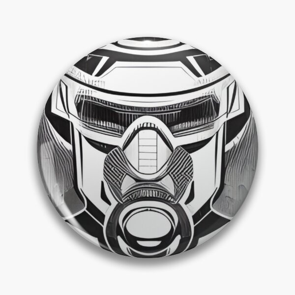Item preview, Starburst robot - Black and white designed and sold by The-Meraki-Man.