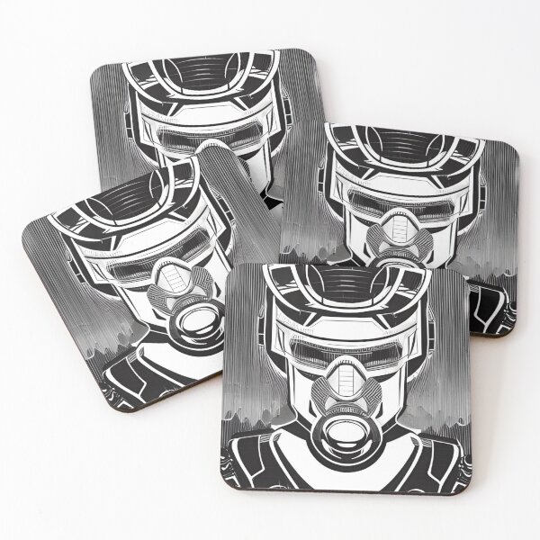 Item preview, Starburst robot - Black and white designed and sold by The-Meraki-Man.