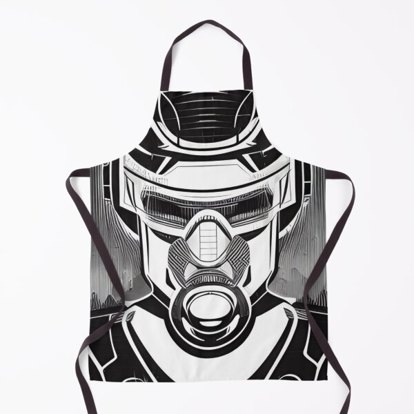 Item preview, Starburst robot - Black and white designed and sold by The-Meraki-Man.