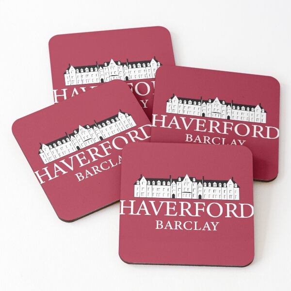 Item preview, Haverford College, Barclay Hall (White Text) designed and sold by hatsharpener.