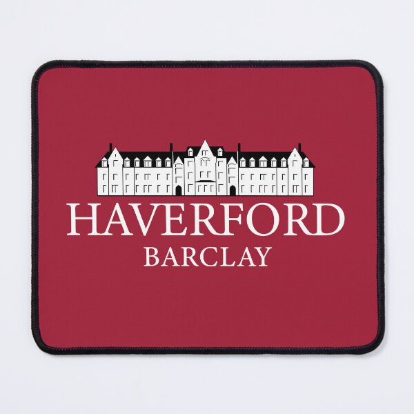 Item preview, Haverford College, Barclay Hall (White Text) designed and sold by hatsharpener.