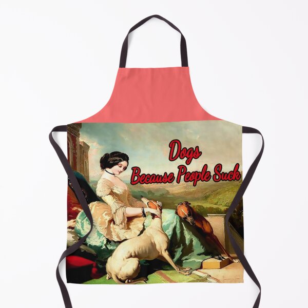 Item preview, Dogs Because People Suck Painting by Alfred De Dreux designed and sold by KellysComColors.