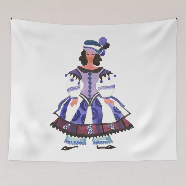 Item preview, Whimsical Costume. Theater. Circus. Portrait designed and sold by NorroenDyrd.