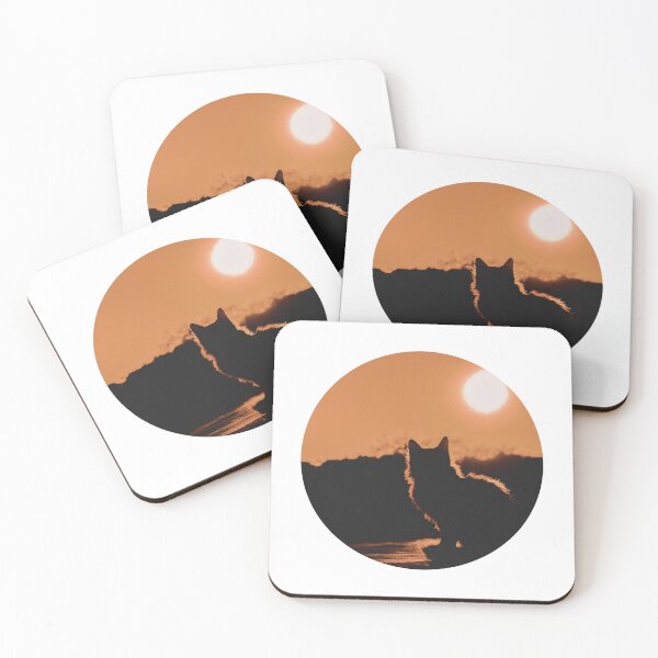 Item preview, Cat Looking At Sunset designed and sold by karolaan.