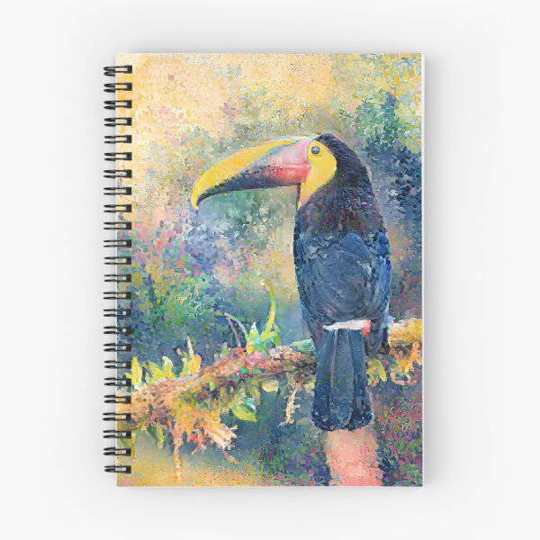 Item preview, Toucan in tree digital painting designed and sold by SirenSeventyOne.