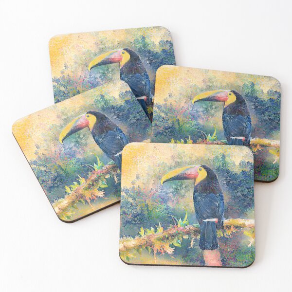 Item preview, Toucan in tree digital painting designed and sold by SirenSeventyOne.