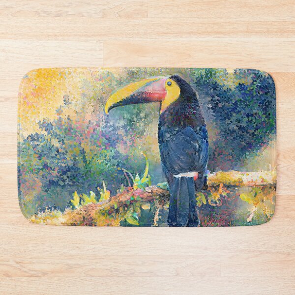 Item preview, Toucan in tree digital painting designed and sold by SirenSeventyOne.