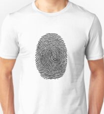 fingerprint CSI Crime Scene Unisex T-Shirt