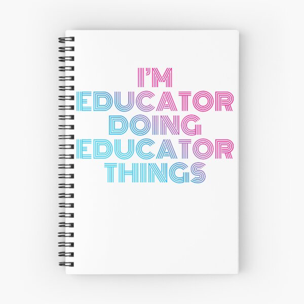 Item preview, I'm Educator Doing Educator Things Retro Neon designed and sold by SVPOD.