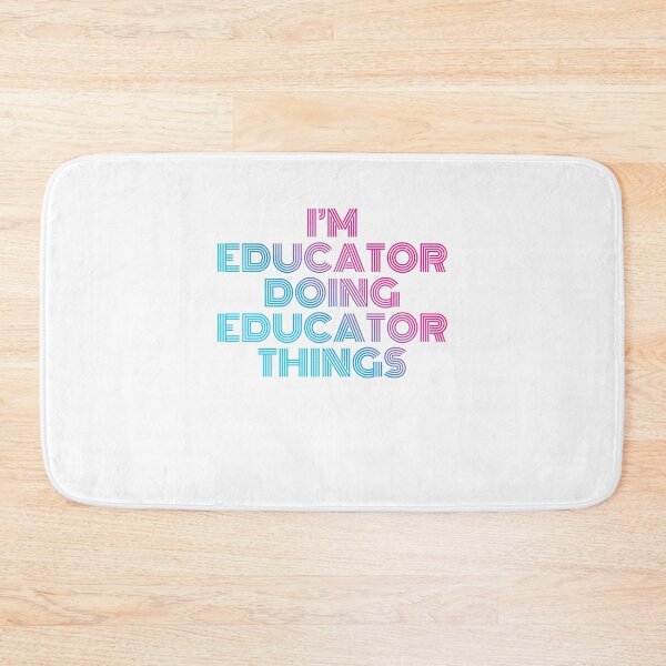 Item preview, I'm Educator Doing Educator Things Retro Neon designed and sold by SVPOD.