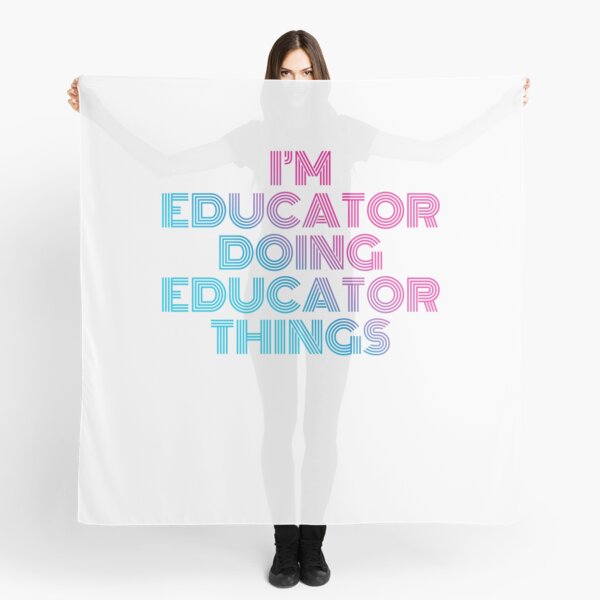 Item preview, I'm Educator Doing Educator Things Retro Neon designed and sold by SVPOD.