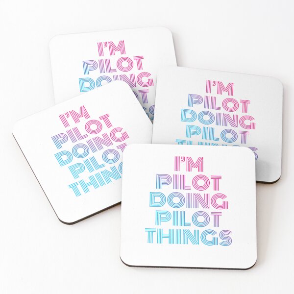 Item preview, I'm Pilot Doing Pilot Things Retro Neon designed and sold by SVPOD.