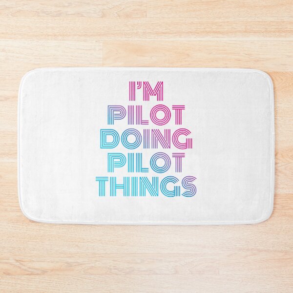 Item preview, I'm Pilot Doing Pilot Things Retro Neon designed and sold by SVPOD.