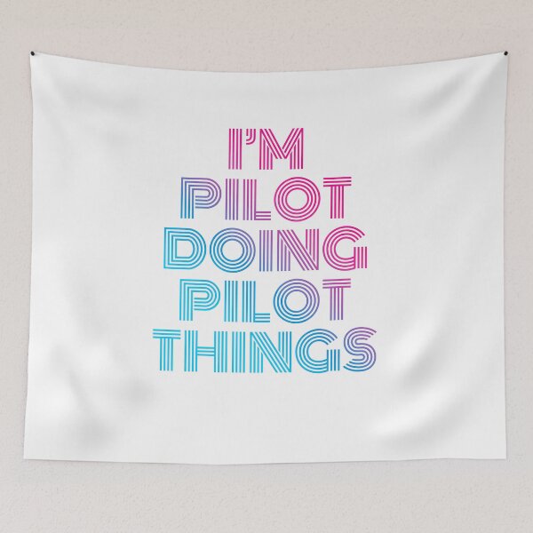 Item preview, I'm Pilot Doing Pilot Things Retro Neon designed and sold by SVPOD.