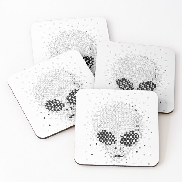 Item preview, Artistic geometric vector illustration of a dispersing alien designed and sold by Familyshmot.