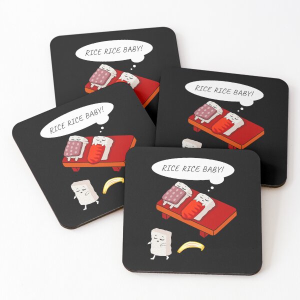Item preview, Funny Chinese Asian Sushi Lover - Rice Rice Baby designed and sold by knapst.