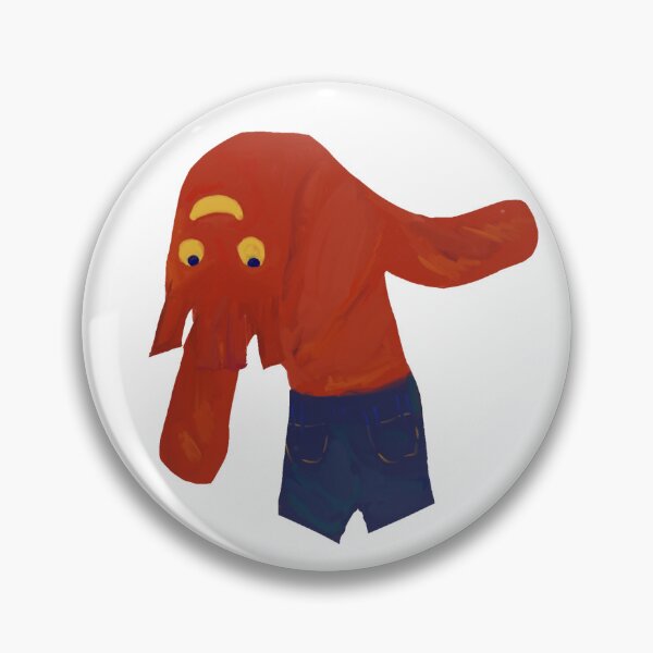 Item preview, wiggly balloon guy in jorts  designed and sold by cabbagesrolling.