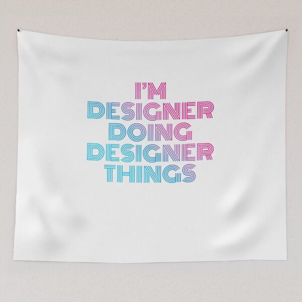 Item preview, I'm Designer Doing Designer Things Retro Neon designed and sold by SVPOD.