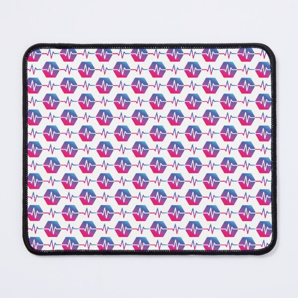 Item preview, Pulsechain Crypto Logo Pattern (Version 1 on White) designed and sold by OnlyHexFans.