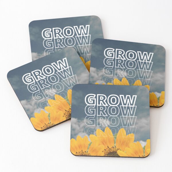 Item preview, GROW (above) - Stormy Sky Sunflowers designed and sold by AliceSLee.