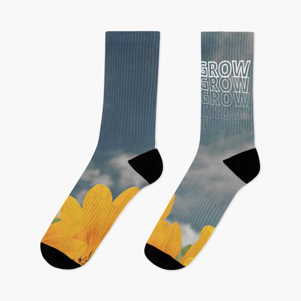 Item preview, GROW (above) - Stormy Sky Sunflowers designed and sold by AliceSLee.