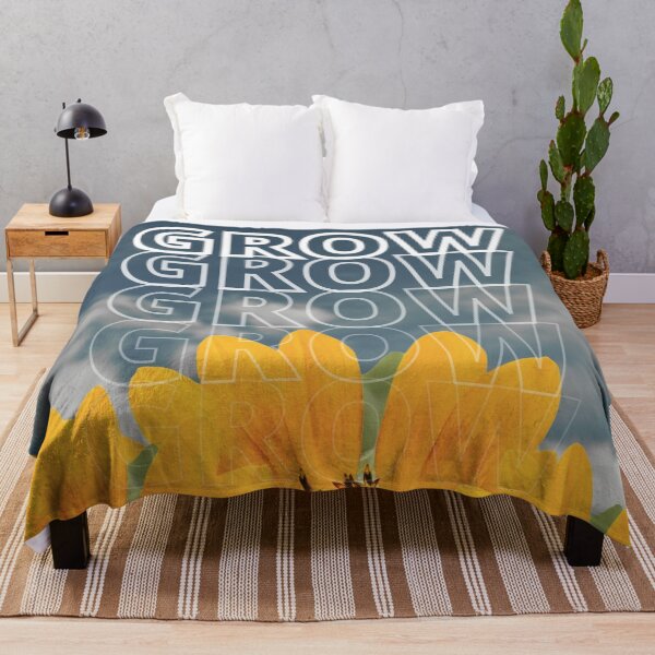 Item preview, GROW (above) - Stormy Sky Sunflowers designed and sold by AliceSLee.
