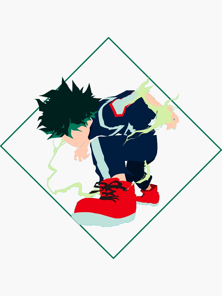 Midoriya Deku My Hero Academia Sticker For Sale By Animesparadise Redbubble