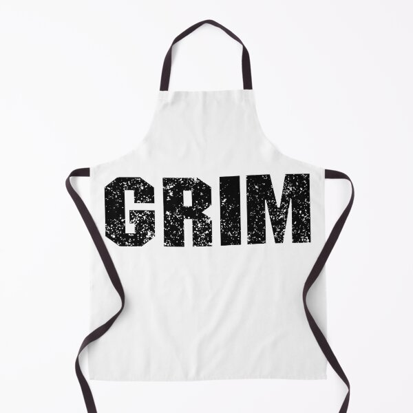 Item preview, Grim word in black distressed design designed and sold by WhateverStudio.
