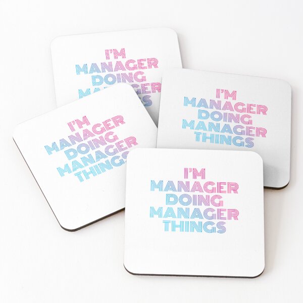 Item preview, I'm Manager Doing Manager Things Retro Neon designed and sold by SVPOD.