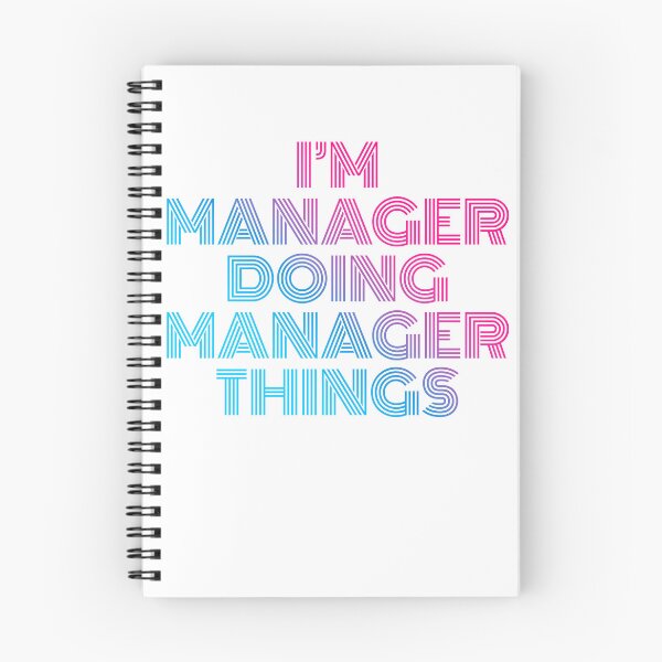 Item preview, I'm Manager Doing Manager Things Retro Neon designed and sold by SVPOD.