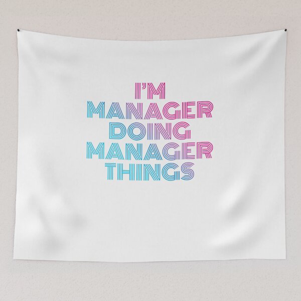 Item preview, I'm Manager Doing Manager Things Retro Neon designed and sold by SVPOD.