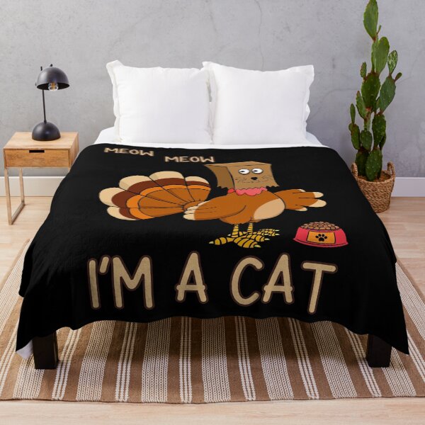 Item preview, Meow Meow Funny Turkey Thanksgiving Fake Cat Meow Thanksgiving Turkey  designed and sold by Kaladzishop.