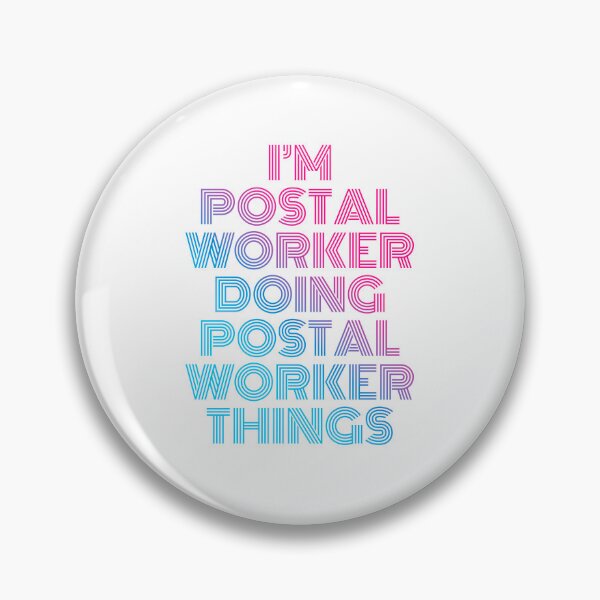 Item preview, I'm Postal Worker Doing Postal Worker Things Retro Neon designed and sold by SVPOD.