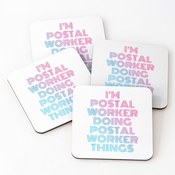 Item preview, I'm Postal Worker Doing Postal Worker Things Retro Neon designed and sold by SVPOD.