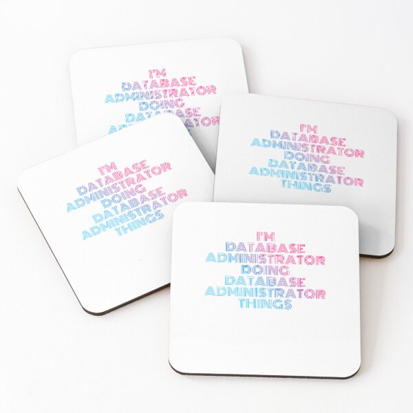 Item preview, I'm Database Administrator Doing Database Administrator Things Retro Neon designed and sold by SVPOD.