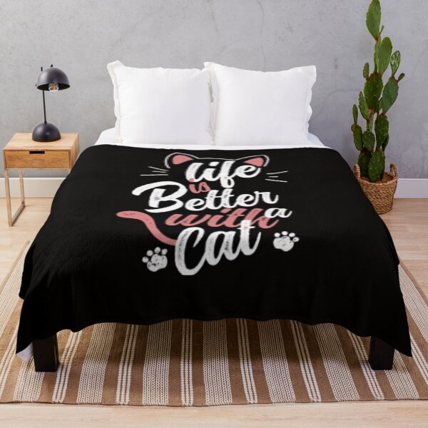 Item preview, Life is better with a cat designed and sold by mandover.