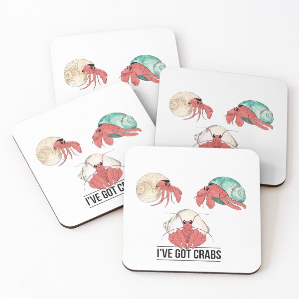 Item preview, I've Got Crabs - 3 Hermit Crabs designed and sold by Inspireexotics.